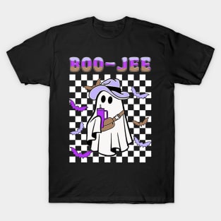 Spooky Season Cute Ghost Halloween Costume Boujee Boo-Jee T-Shirt